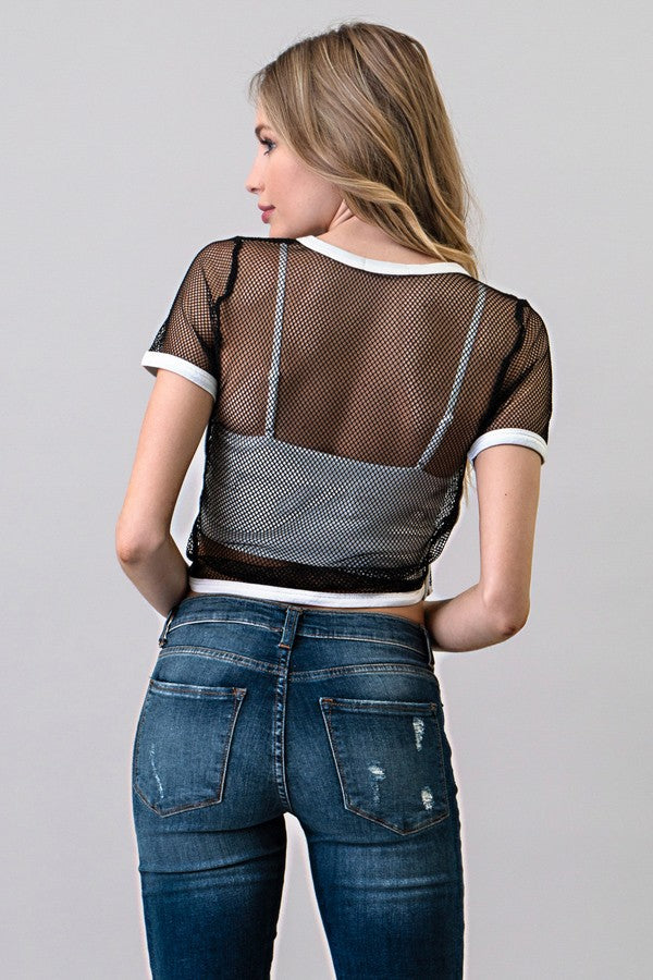Fishnet Croptop