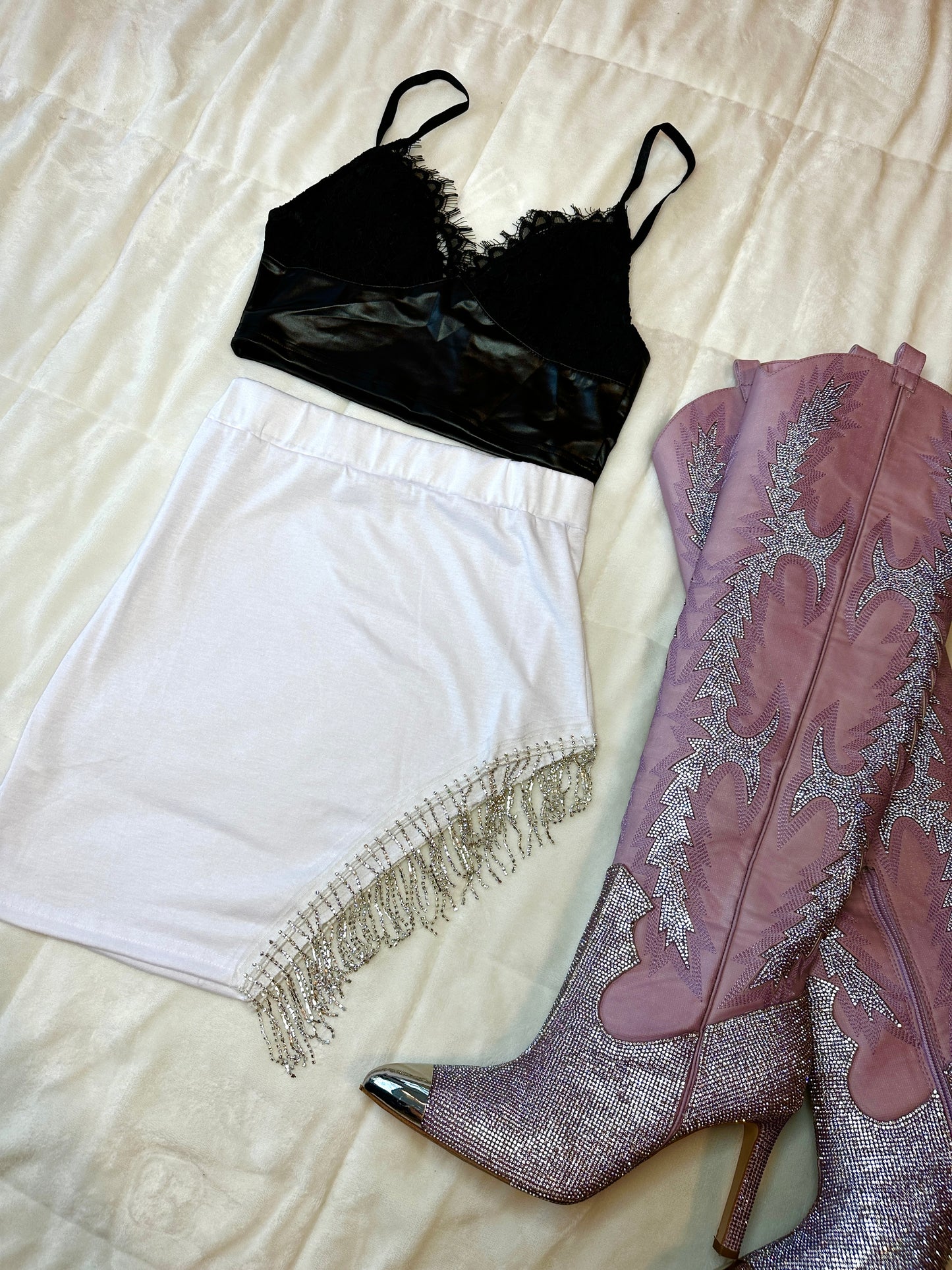 Black Lace Top
