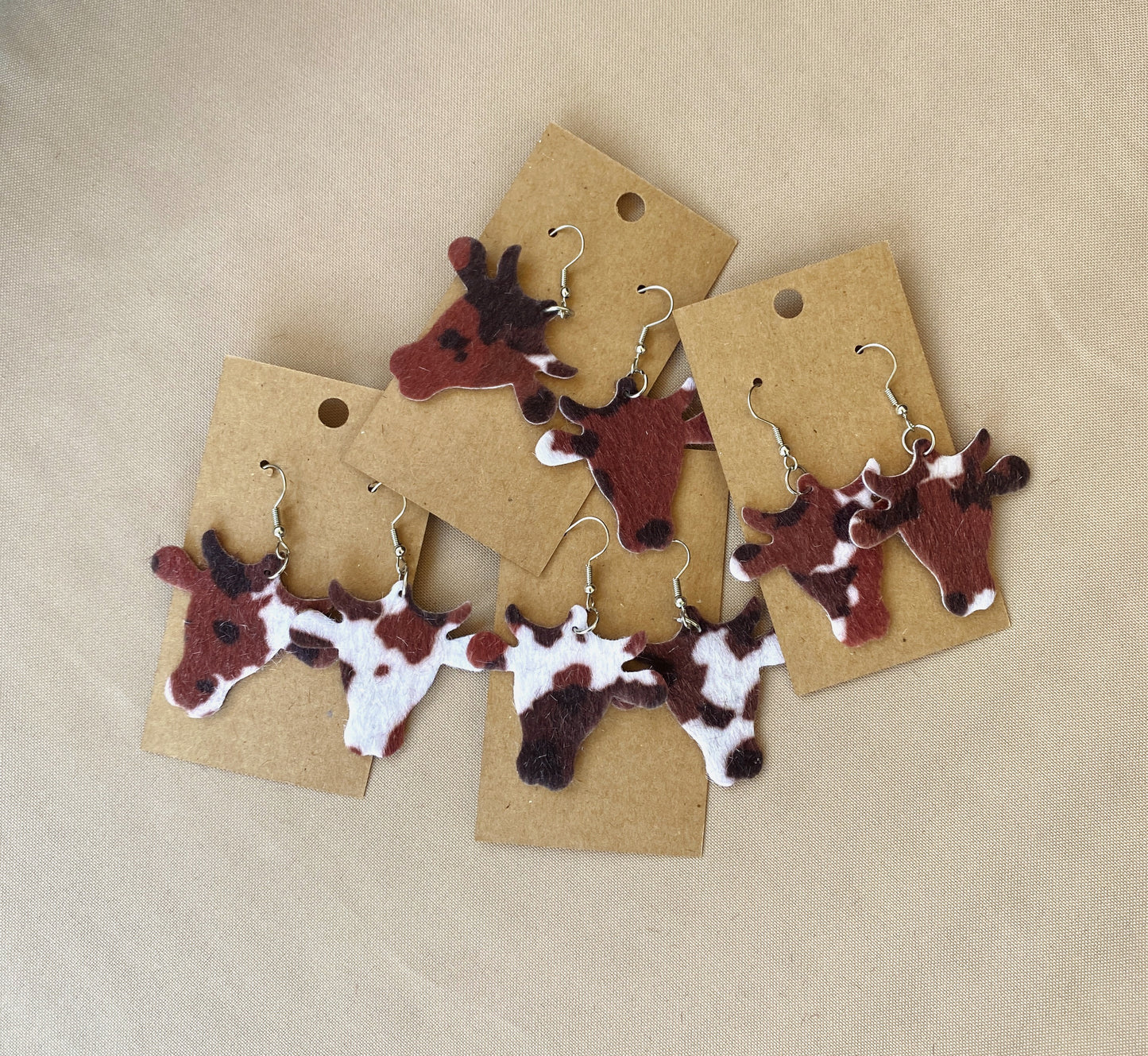 Western Cattle Earrings