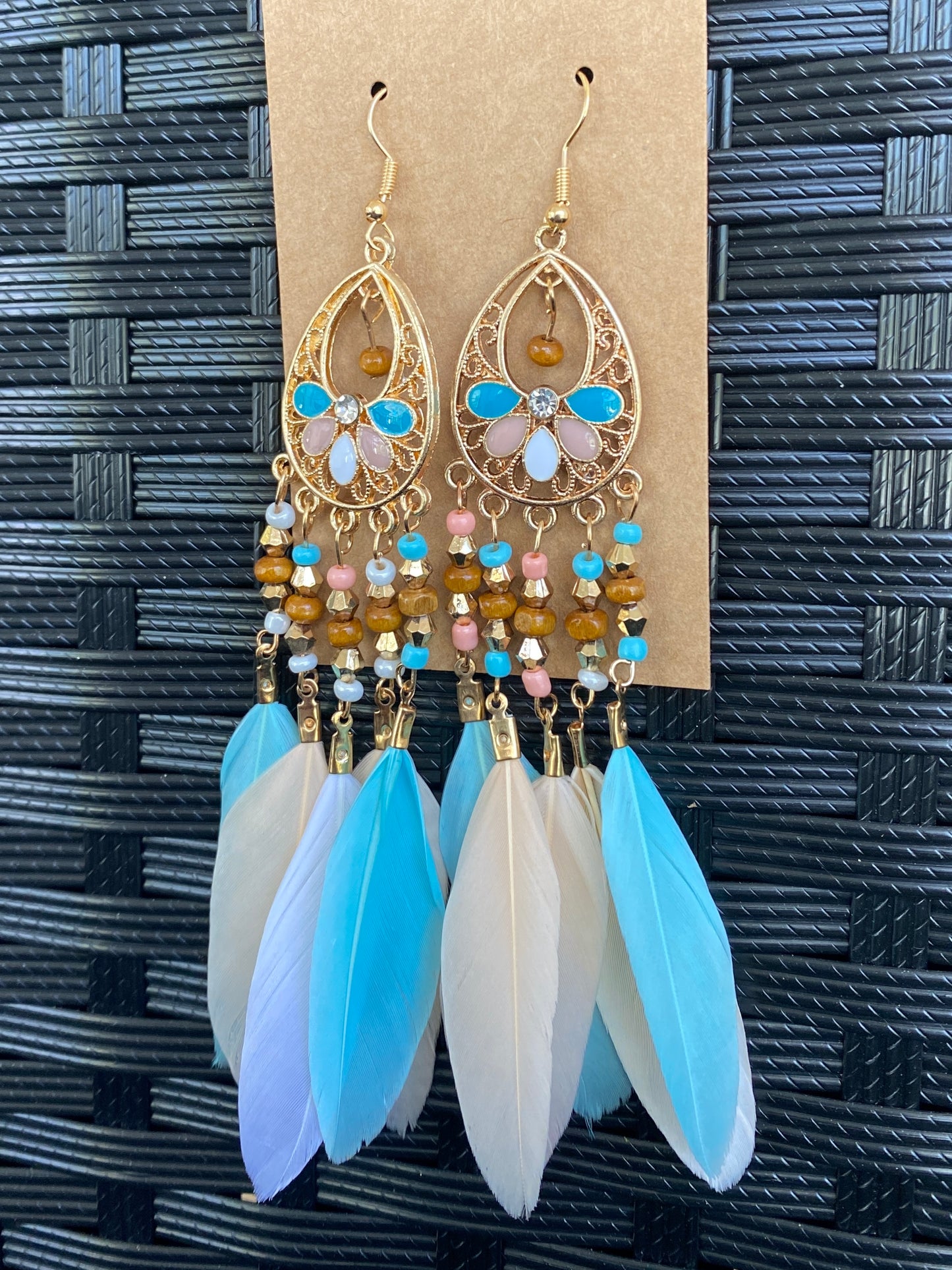 Boho Feather Earrings