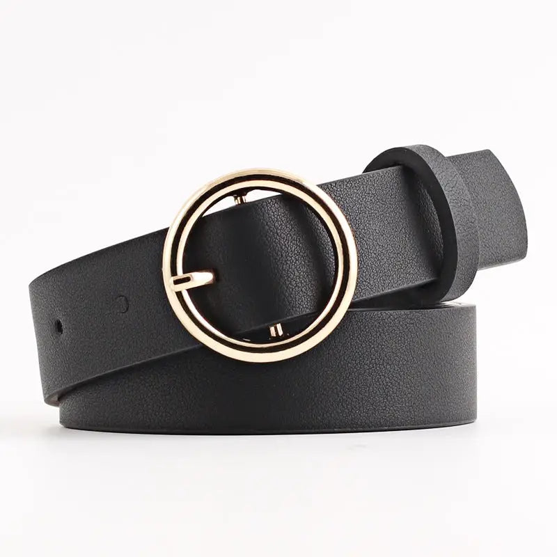 Round Buckle Belt