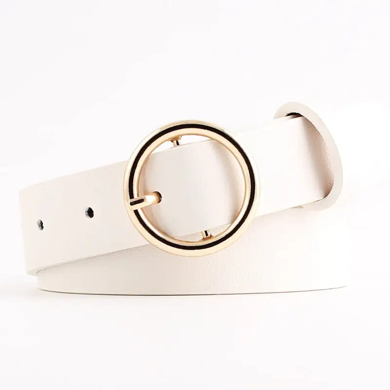 Round Buckle Belt