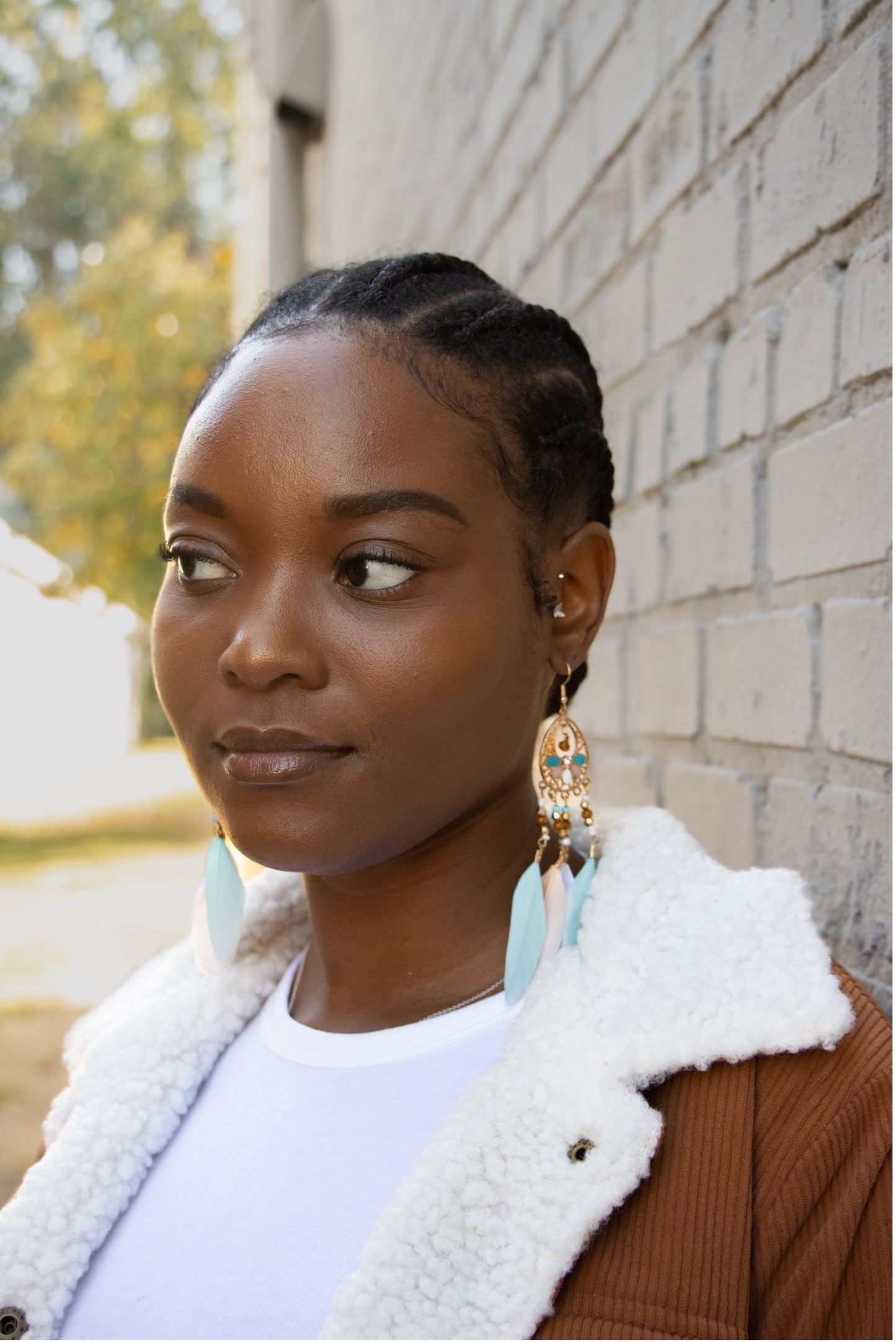 Boho Feather Earrings