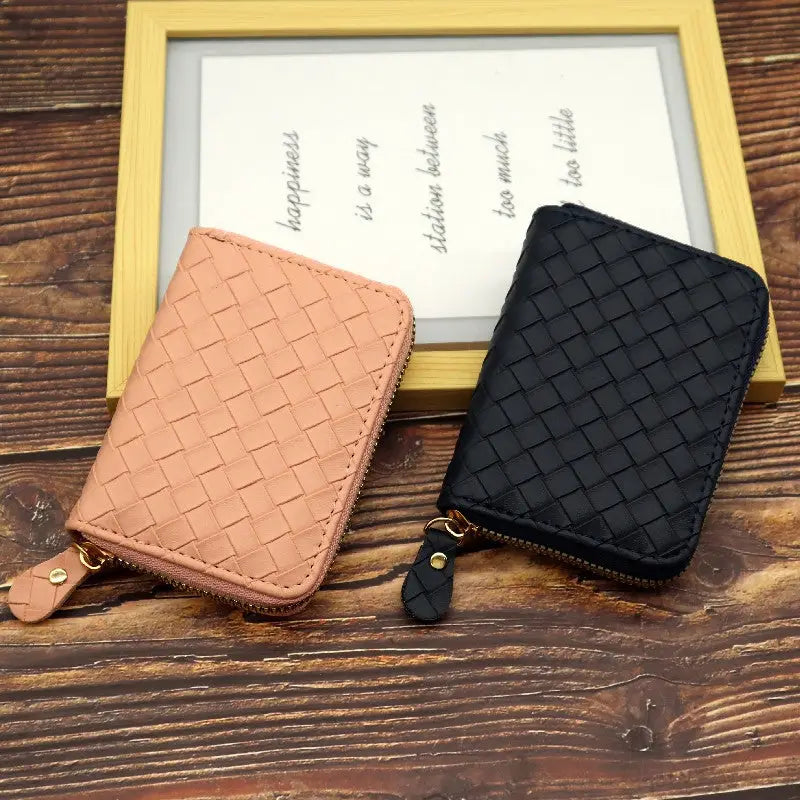 Woven Card Wallet