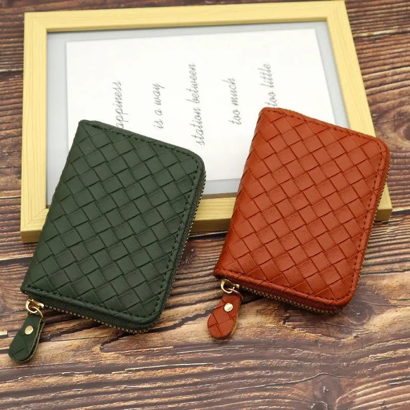 Woven Card Wallet