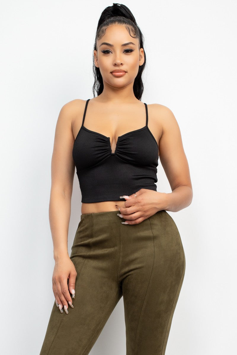 V-Bar Crop Top