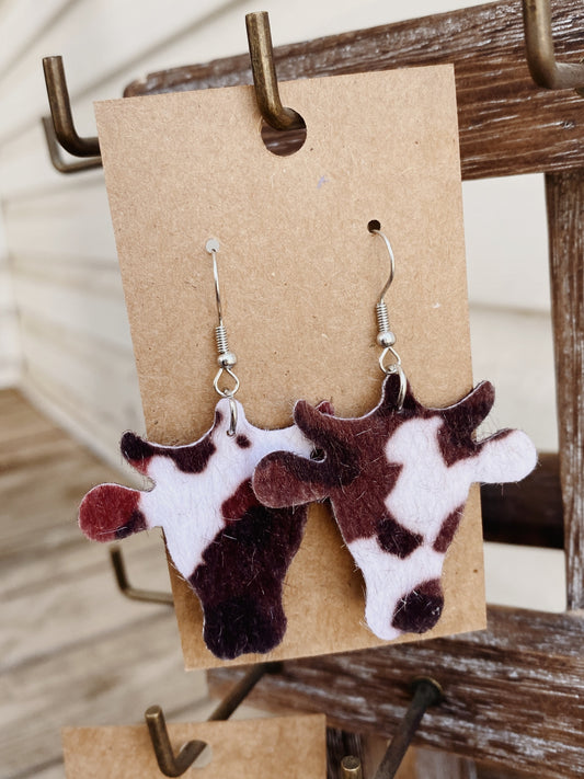 Western Cattle Earrings