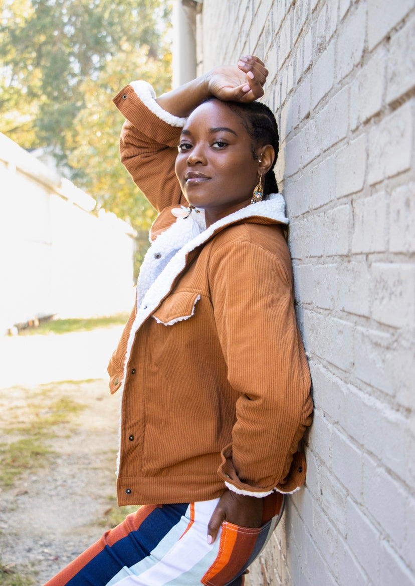 Sherpa Lined Corduroy Jacket